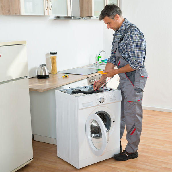 can you walk me through the steps of troubleshooting my washer issue in East Carbon